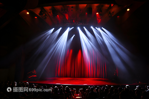 劇院舞臺(tái)紅幕攝影 捕捉光影與情感的華美瞬間